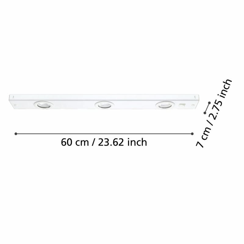 Skaplampe Kob - Hvit - Belysning - Innendørsbelysning & Lamper - Møbelbelysning & integrert belysning - Skapbelysning & Benkbelysning