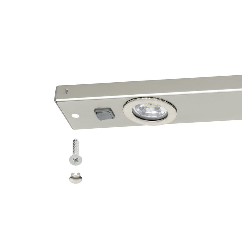 Skaplampe Kob - Matt nikkel - Belysning - Innendørsbelysning & Lamper - Møbelbelysning & integrert belysning - Skapbelysning & Benkbelysning