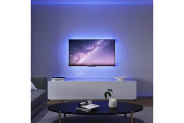 Trio Lighting Screen LED-Stripe for 51” Skjerm 3 m Svart RGB - Belysning - Innendørsbelysning & Lamper - Møbelbelysning & integrert belysning - Trappebelysning