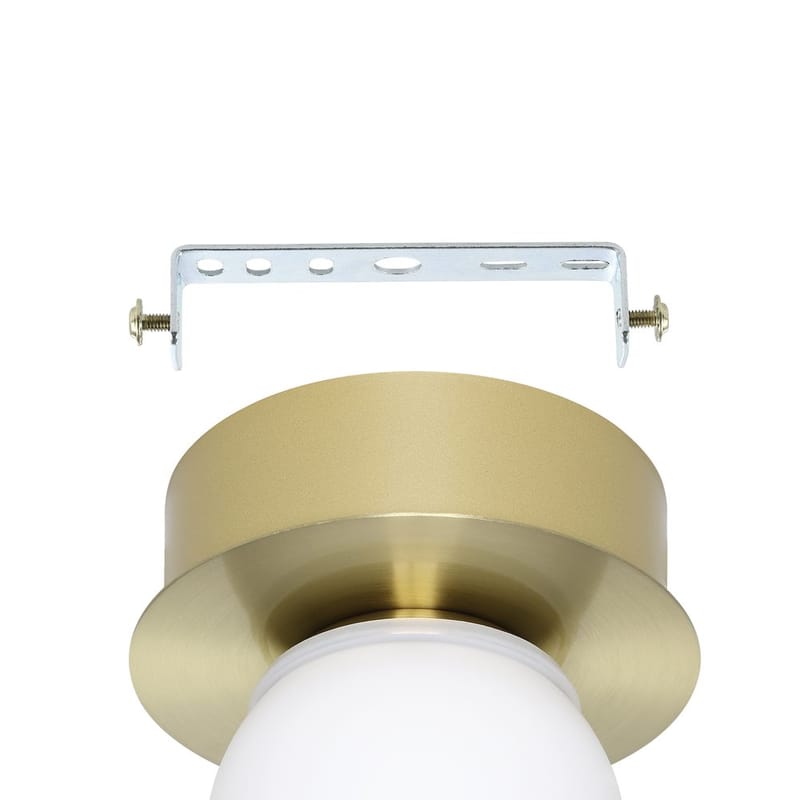 Vegg-/Taklampe Mosiano - Børstet messing - Belysning - Innendørsbelysning & Lamper - Taklampe - Takplafond