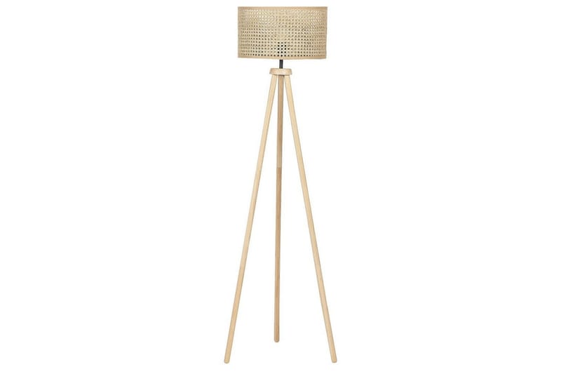 Makronisos Gulvlampe 150 cm - Lyst tre - Belysning - Innendørsbelysning & Lamper - Gulvlampe