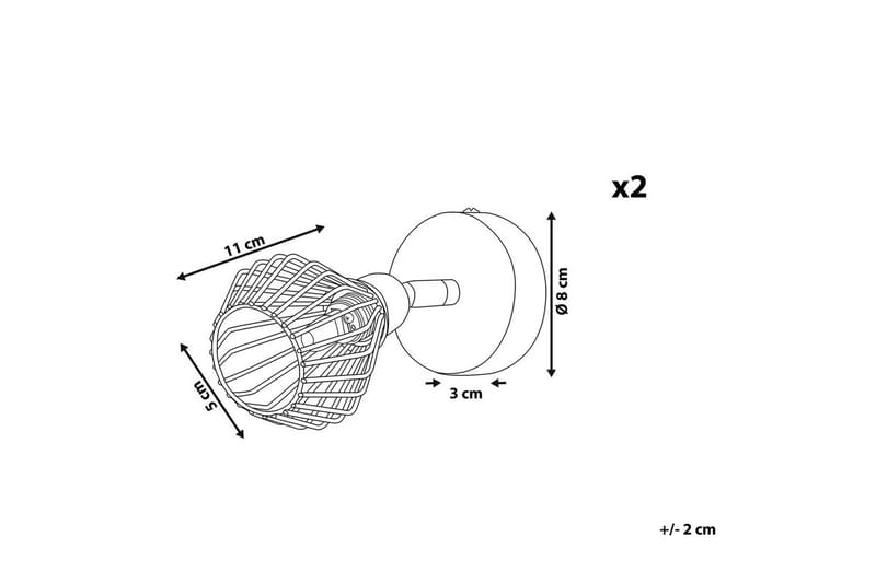 Milabo Spotlight 2 stk G9 - Svart/Kobber - Belysning - Innendørsbelysning & Lamper - Lamper gang