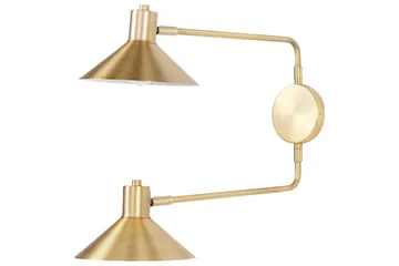 Paleki Vegglampe E27 E27 - Gull - Belysning - Innendørsbelysning & Lamper - Vegglampe - Veggarmatur