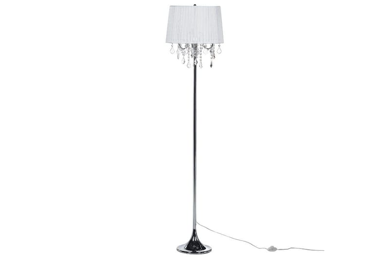 Pianose Gulvlampe 165 cm - Sølv/Hvit - Belysning - Innendørsbelysning & Lamper - Gulvlampe