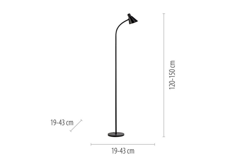Pixie Just Light Gulvlampe - Belysning - Innendørsbelysning & Lamper - Gulvlampe