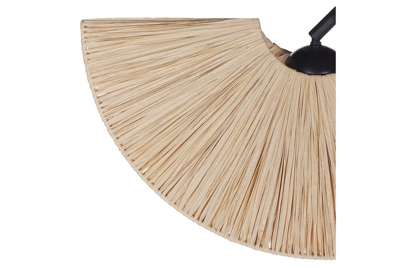 Santover Gulvlampe 189 cm - Svart/Natur - Belysning - Innendørsbelysning & Lamper - Gulvlampe