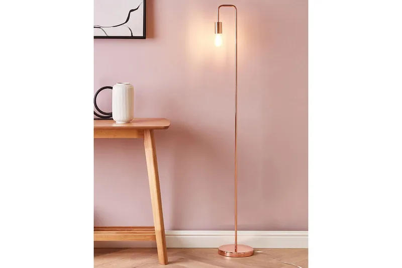 Savenay Gulvlampe 140 cm - Kobber - Belysning - Innendørsbelysning & Lamper - Gulvlampe