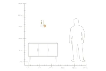 Savenay Vegglampe E27 - Gull - Belysning - Innendørsbelysning & Lamper - Vegglampe - Veggarmatur