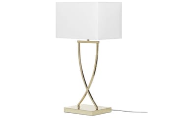 Sirene Bordlampe 62 cm E27 - Messing/Hvit - Belysning - Innendørsbelysning & Lamper - Bordlampe