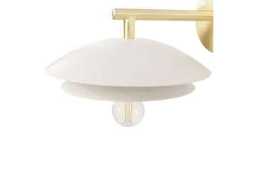 Solab Vegglampe E27 - Gull/Hvit - Belysning - Innendørsbelysning & Lamper - Vegglampe - Veggarmatur