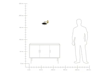 Solab Vegglampe E27 - Svart/Gull - Belysning - Innendørsbelysning & Lamper - Vegglampe - Veggarmatur