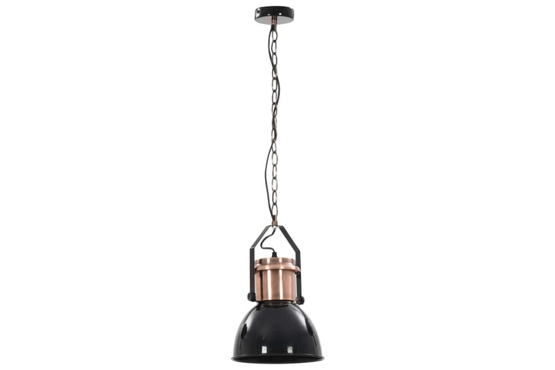 Hengelamper 2 stk svart rund E27 - Svart - Kjøkkenlampe & taklampe kjøkken - Vinduslampe - Taklampe soverom - Pendellamper & Hengelamper - Lamper gang - Taklampe stue - Vinduslampe hengende - Taklampe