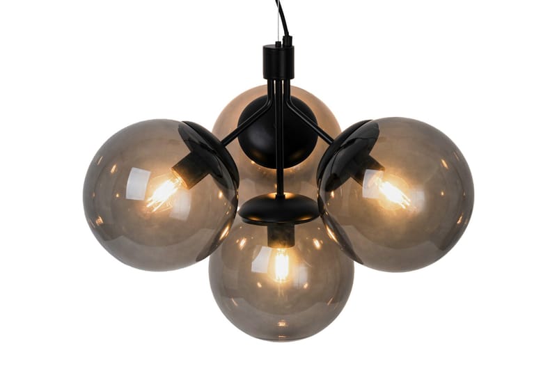 Pendellampe Ivona 4 Svart - Lamper gang - Taklampe - Vinduslampe - Pendellamper & Hengelamper - Kjøkkenlampe & taklampe kjøkken - Taklampe stue - Vinduslampe hengende - Taklampe soverom
