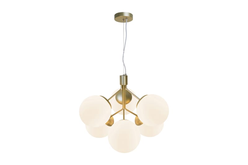 Pendellampe Ivona 6 Messing - Lamper gang - Taklampe - Vinduslampe - Pendellamper & Hengelamper - Kjøkkenlampe & taklampe kjøkken - Taklampe stue - Vinduslampe hengende - Taklampe soverom