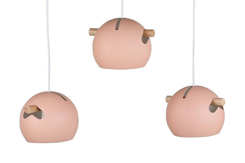 Pendellampe Peseux Dimbar LED Medium - Rosa - Taklampe soverom - Kjøkkenlampe & taklampe kjøkken - Lamper gang - Vinduslampe - Pendellamper & Hengelamper - Taklampe stue - Vinduslampe hengende - Taklampe