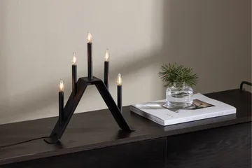Åre Adventsstake 36 cm - Svart - Belysning - Innendørsbelysning & Lamper - Soveromslampe - Sengelamper - Nattbordslampe stående