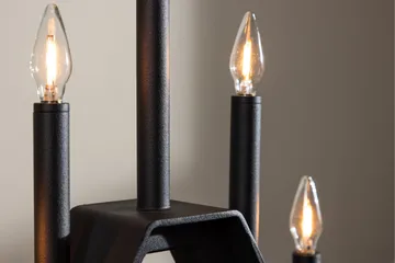 Åre Adventsstake 36 cm - Svart - Belysning - Innendørsbelysning & Lamper - Soveromslampe - Sengelamper - Nattbordslampe stående
