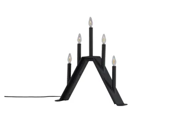 Åre Adventsstake 36 cm - Svart - Belysning - Innendørsbelysning & Lamper - Soveromslampe - Sengelamper - Nattbordslampe stående