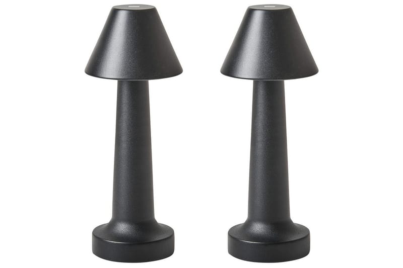 Adasi LED Bordlampe 2 stk 24 cm, Svart