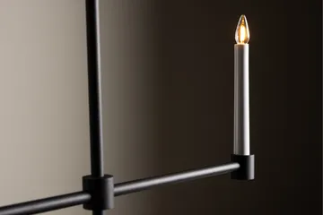 Adventsstake Avoriaz 92 cm - Svart - Belysning - Innendørsbelysning & Lamper - Soveromslampe - Sengelamper - Nattbordslampe stående