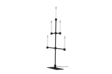 Adventsstake Avoriaz 92 cm - Svart - Belysning - Innendørsbelysning & Lamper - Soveromslampe - Sengelamper - Nattbordslampe stående