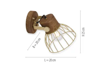 Alami Just Light Vegg/Taklampe - Belysning - Innendørsbelysning & Lamper - Soveromslampe - Sengelamper - Sengelampe vegg