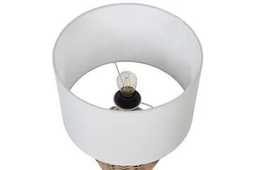 Astroni Bordlampe 49 cm E27 - Natur/Off white - Belysning - Innendørsbelysning & Lamper - Soveromslampe - Sengelamper - Nattbordslampe stående