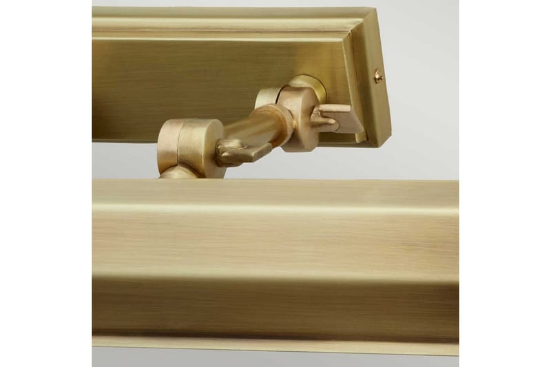 Bildebelysning Elstead Lighting Chawton 402x119x186 mm, Aldret Messing - 402x119x186 mm, Aldret Messing - Belysning - Innendørsbelysning & Lamper - Soveromslampe - Sengelamper - Sengelampe vegg