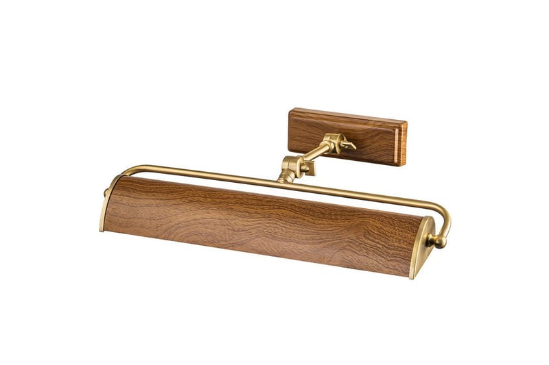 Bildebelysning Elstead Lighting Winchfield 445x127x318 mm, Aldret Messing & Eike Effekt - 445x127x318 mm, Aldret Messing & Eike Effekt - Belysning - Innendørsbelysning & Lamper - Møbelbelysning & integrert belysning - Bildebelysning