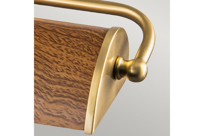 Bildebelysning Elstead Lighting Winchfield 445x127x318 mm, Aldret Messing & Eike Effekt - 445x127x318 mm, Aldret Messing & Eike Effekt - Belysning - Innendørsbelysning & Lamper - Soveromslampe - Sengelamper - Sengelampe vegg