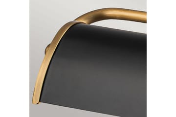 Bildebelysning Elstead Lighting Winchfield 445x127x318 mm, Aldret Messing & Matt Sort - 445x127x318 mm, Aldret Messing & Matt Sort - Belysning - Innendørsbelysning & Lamper - Soveromslampe - Sengelamper - Sengelampe vegg