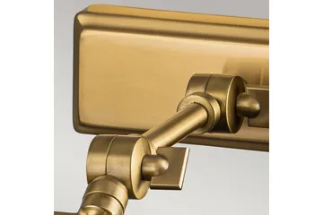 Bildebelysning Elstead Lighting Winchfield 445x127x318 mm, Aldret Messing - 445x127x318 mm, Aldret Messing - Belysning - Innendørsbelysning & Lamper - Møbelbelysning & integrert belysning - Bildebelysning