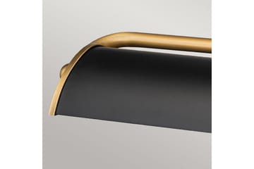 Bildebelysning Elstead Lighting Winchfield 703x127x318 mm, Aldret Messing & Matt Sort - 703x127x318 mm, Aldret Messing & Matt Sort - Belysning - Innendørsbelysning & Lamper - Soveromslampe - Sengelamper - Sengelampe vegg