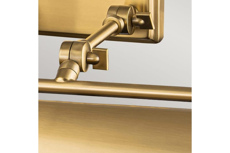 Bildebelysning Elstead Lighting Winchfield 703x127x318 mm, Aldret Messing - 703x127x318 mm, Aldret Messing - Belysning - Innendørsbelysning & Lamper - Soveromslampe - Sengelamper - Sengelampe vegg