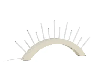 Björnrike Adventsstake 30 cm - Beige - Belysning - Innendørsbelysning & Lamper - Soveromslampe - Sengelamper - Nattbordslampe stående