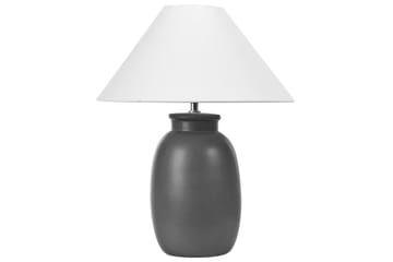 Bomila Bordlampe 52 cm E27 - Svart/Hvit - Belysning - Innendørsbelysning & Lamper - Soveromslampe - Sengelamper - Nattbordslampe stående