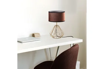 Bordlampe Almasi Damson / Gull - Damson / Gull - Belysning - Innendørsbelysning & Lamper - Soveromslampe - Sengelamper - Nattbordslampe stående