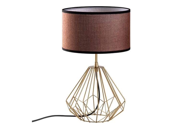 Bordlampe Almasi Damson / Gull - Damson / Gull - Belysning - Innendørsbelysning & Lamper - Soveromslampe - Sengelamper - Nattbordslampe stående