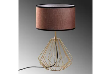 Bordlampe Almasi Damson / Gull - Damson / Gull - Belysning - Innendørsbelysning & Lamper - Soveromslampe - Sengelamper - Nattbordslampe stående