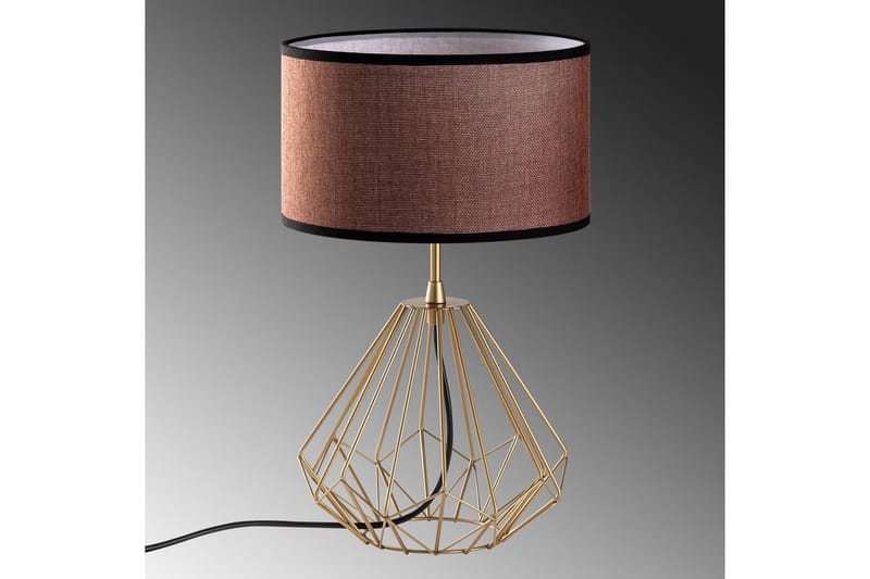 Bordlampe Almasi Damson / Gull - Damson / Gull - Belysning - Innendørsbelysning & Lamper - Soveromslampe - Sengelamper - Nattbordslampe stående