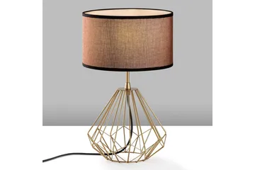 Bordlampe Almasi Damson / Gull - Damson / Gull - Belysning - Innendørsbelysning & Lamper - Soveromslampe - Sengelamper - Nattbordslampe stående