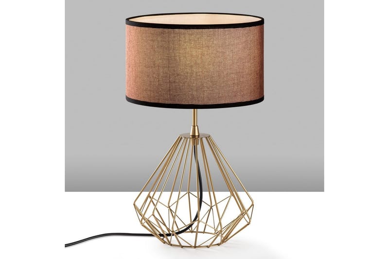 Bordlampe Almasi Damson / Gull - Damson / Gull - Belysning - Innendørsbelysning & Lamper - Soveromslampe - Sengelamper - Nattbordslampe stående