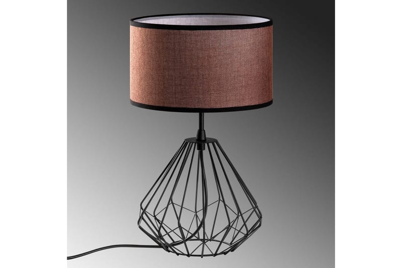 Bordlampe Almasi Damson / Svart - Damson / Svart - Belysning - Innendørsbelysning & Lamper - Soveromslampe - Sengelamper - Nattbordslampe stående