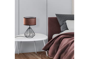 Bordlampe Almasi Damson / Svart - Damson / Svart - Belysning - Innendørsbelysning & Lamper - Soveromslampe - Sengelamper - Nattbordslampe stående