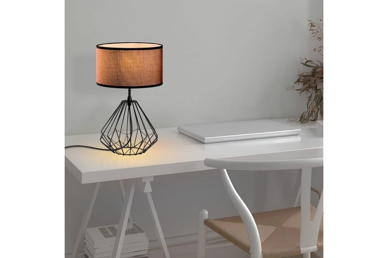 Bordlampe Almasi Damson / Svart - Damson / Svart - Belysning - Innendørsbelysning & Lamper - Soveromslampe - Sengelamper - Nattbordslampe stående