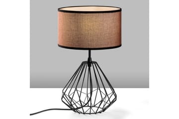 Bordlampe Almasi Damson / Svart - Damson / Svart - Belysning - Innendørsbelysning & Lamper - Soveromslampe - Sengelamper - Nattbordslampe stående