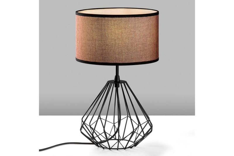 Bordlampe Almasi Damson / Svart - Damson / Svart - Belysning - Innendørsbelysning & Lamper - Soveromslampe - Sengelamper - Nattbordslampe stående