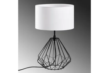 Bordlampe Almasi Hvit / Svart - Hvit / Svart - Belysning - Innendørsbelysning & Lamper - Soveromslampe - Sengelamper - Nattbordslampe stående