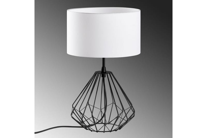 Bordlampe Almasi Hvit / Svart - Hvit / Svart - Belysning - Innendørsbelysning & Lamper - Soveromslampe - Sengelamper - Nattbordslampe stående