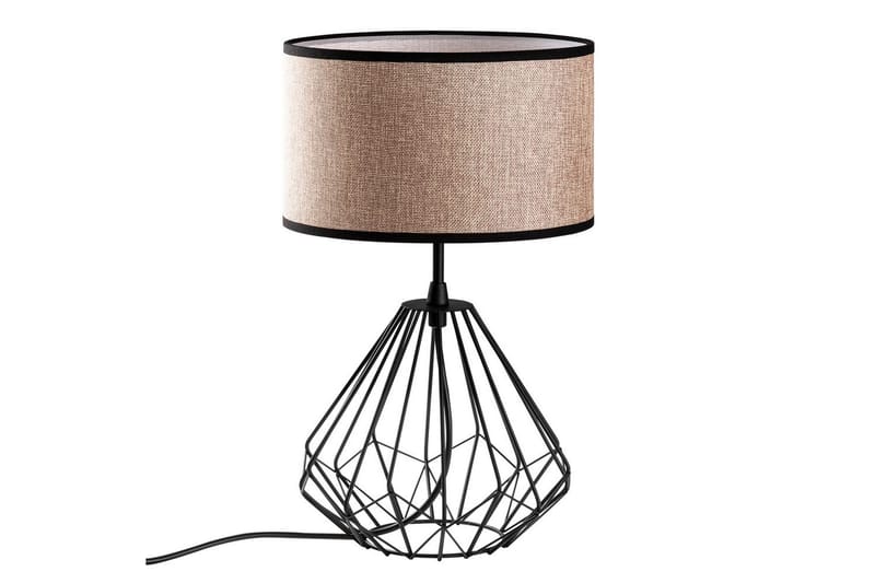 Bordlampe Almasi Mink / Svart - Mink / Svart - Belysning - Innendørsbelysning & Lamper - Soveromslampe - Sengelamper - Nattbordslampe stående